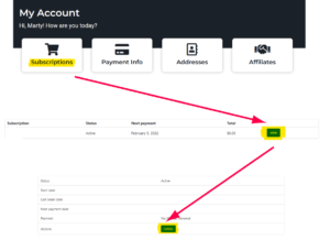 Cancel SportsTrace Pro Subscription steps