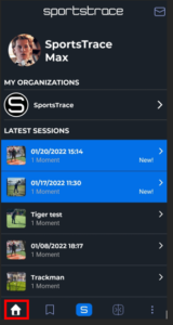 SportsTrace App Sessions