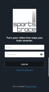 SportsTrace App Login